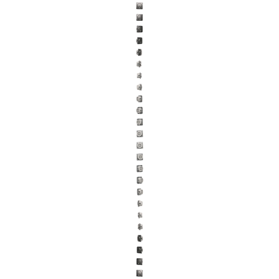 Ściemniacz naciskowo-obrotowy (moduł) 20-500W 230V inox (metalik)
