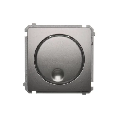 Ściemniacz naciskowo-obrotowy (moduł) 20-500W 230V inox (metalik)