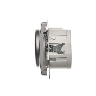 Ściemniacz naciskowo-obrotowy (moduł) 20-500W 230V inox (metalik)