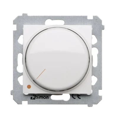 Ściemniacz obrotowy dwubiegunowy do LED ściemnialnych 230V (moduł) 5-215W, biały Wymagana instalacja 4-przewodowa