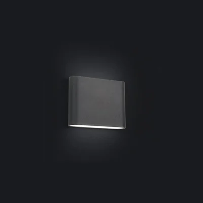 SEMI LED IP54 Lampa ścienna czarna