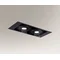 Shilo oprawa sufitowa LED Muko IL 2x(10W 1000lm) 3000K czarna wpuszczana 3361