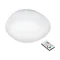 Sileras Lampa sufitowa z pilotem 45 cm biała