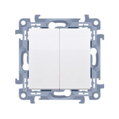 SIMON 10 Łącznik świecznikowy do wersji IP44 (moduł), 10 AX, 250 V~, biały