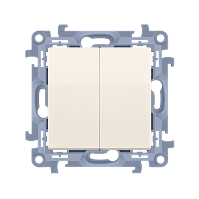 SIMON 10 Łącznik świecznikowy do wersji IP44 (moduł), 10 AX, 250 V~, kremowy