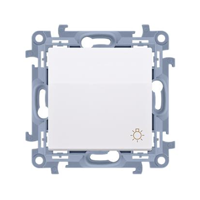 SIMON 10 Przycisk "światło" (moduł) 10AX 230V biały