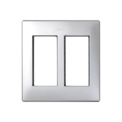 SIMON 500 Ramka obudowy 2-modułowa 4xK45 aluminium