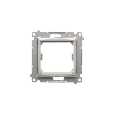 SIMON 54 Adapter na osprzęt standardu 45×45mm srebrny mat metalizowany