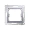 SIMON 54 Adapter na osprzęt standardu 45×45mm srebrny mat metalizowany
