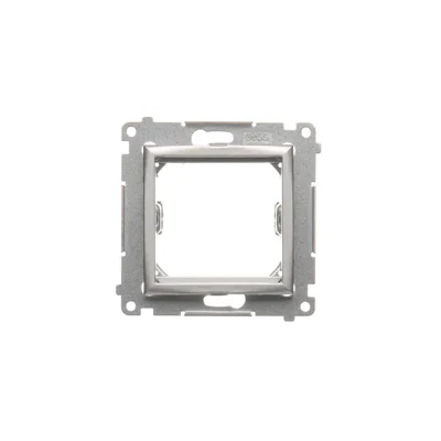 SIMON 54 Adapter na osprzęt standardu 45×45mm srebrny mat metalizowany