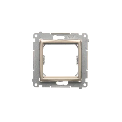 SIMON 54 Adapter na osprzęt standardu 45×45mm złoty mat metalizowany