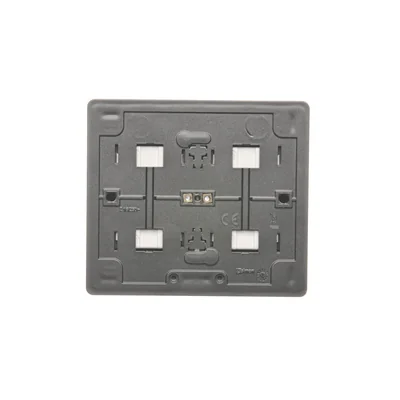 SIMON 54 Gniazdo poczwórne natynkowe z uziemienem schuko z przesłonami wersja skandynawska 16A 230V zaciski śrubowe antracyt