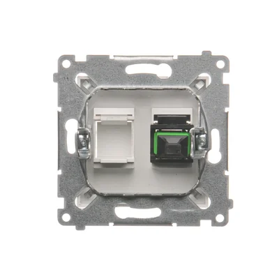 SIMON 54 Gniazdo światłowodowe / optyczne pojedyncze SC/APC biały