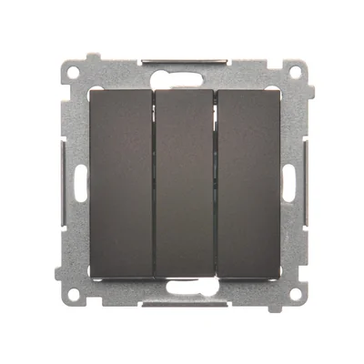 SIMON 54 Łącznik potrójny (moduł) 10AX 230V brąz mat