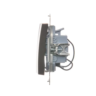 SIMON 54 Łącznik potrójny z podświetleniem LED (moduł) 10AX 230V brąz mat