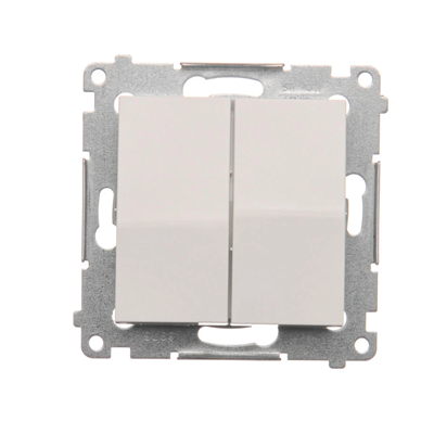SIMON 54 Łącznik świecznikowy do wersji IP44 (moduł) 10AX 250V szybkozłącza biały