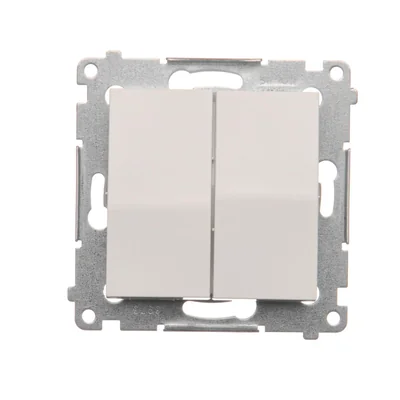 SIMON 54 Łącznik świecznikowy do wersji IP44 (moduł) 10AX 250V szybkozłącza biały
