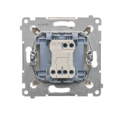 SIMON 54 Łącznik świecznikowy do wersji IP44 (moduł) 10AX 250V szybkozłącza kremowy