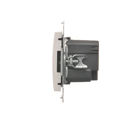 SIMON 54 Ładowarka USB podwójna biała