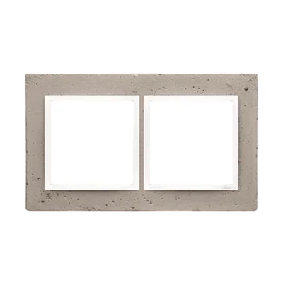 SIMON 54 NATURE Ramka 2-krotna betonowa Al betone