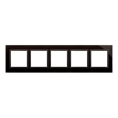 SIMON 54 NATURE Ramka 5-krotna szklana Zastygła lawa