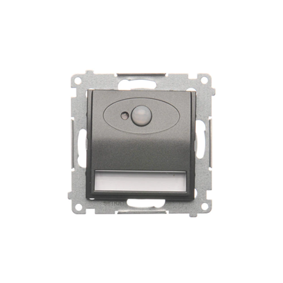 SIMON 54 Opraw a oświetleniowa LED z czujnikiem 230V AC 1,4W 5900K antracyt,