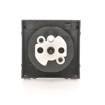 SIMON 54 Pokrywa gniazda do wersji IP44 z przesłonami brąz mat z klapką transparentną