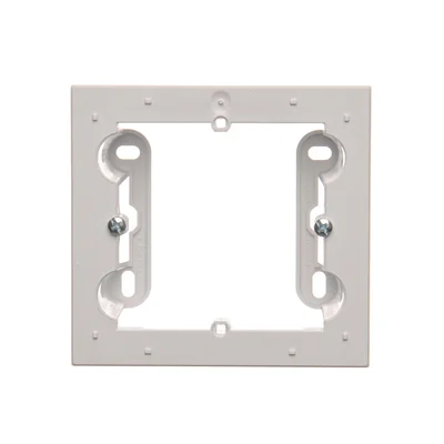 SIMON 54 PREMIUM Puszka natynkowa płytka 1-krotna biała