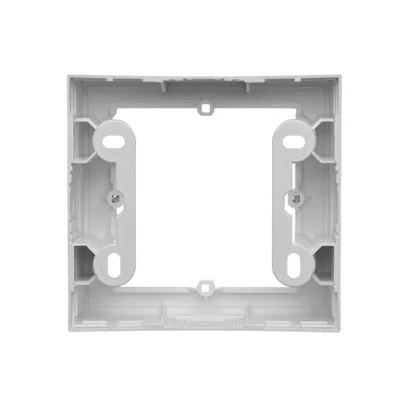 SIMON 54 PREMIUM Puszka natynkowa płytka 1-krotna biała