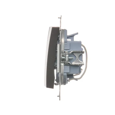 SIMON 54 Przycisk potrójny z podświetleniem (moduł) 10AX 250V szybkozłącza brąz mat metalizowany