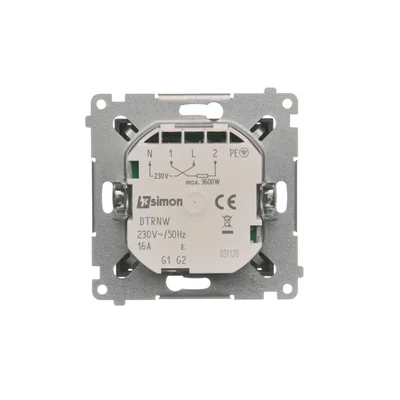 SIMON 54 Regulator temperatury z wyświetlaczem wewnętrzny czujnik temperatury (moduł) 16A 230V antracyt