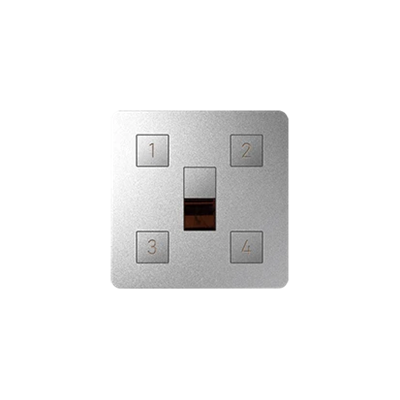 SIMON 82 DETAIL Pokrywa z przyciskami do kontrolera scen świetlnych aluminium