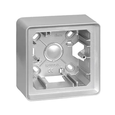 SIMON 82 DETAIL Puszka natynkowa 1-krotna aluminium