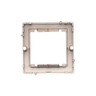 SIMON BASIC Adapter (przejściówka) na osprzęt standardu 45×45mm montaż na wkręty czekoladowy