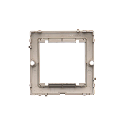 SIMON BASIC Adapter (przejściówka) na osprzęt standardu 45×45mm montaż na wkręty satynowy