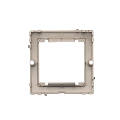 SIMON BASIC Adapter (przejściówka) na osprzęt standardu 45×45mm montaż na wkręty satynowy