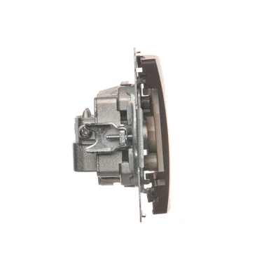 SIMON BASIC Gniazdo antenowe R-TV przelotowe (moduł) tłumienie 10dB czekoladowe