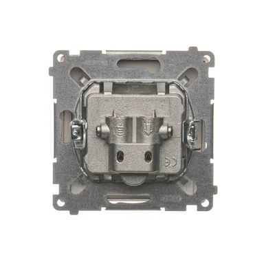 SIMON BASIC Gniazdo antenowe R-TV przelotowe (moduł) tłumienie 10dB czekoladowe