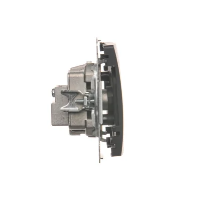 SIMON BASIC Gniazdo antenowe R-TV przelotowe (moduł) tłumienie 10dB grafit mat