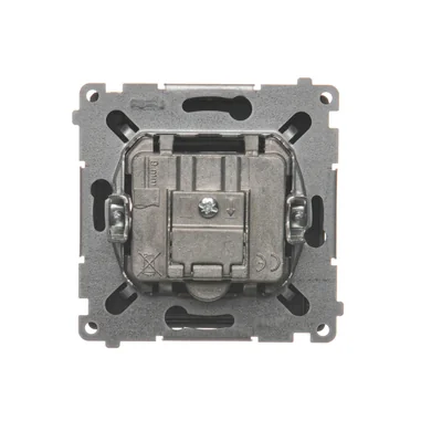 SIMON BASIC Gniazdo antenowe R-TV zakończeniowe do gniazd przelotowych (moduł) grafit mat