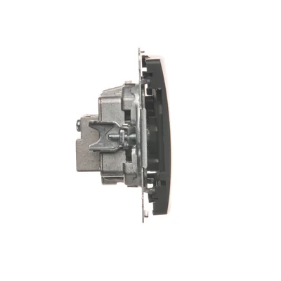 SIMON BASIC Gniazdo antenowe SAT-SAT-RTV satelitarne podwójne, grafit