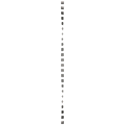 SIMON BASIC Gniazdo antenowe typu "F" podwójne (moduł) stal inox