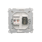 SIMON BASIC Gniazdo HDMI + RJ45 kategorii 6 (moduł) białe