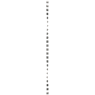 SIMON BASIC Gniazdo komputerowe pojedyncze ekranowane RJ45 kategoria 6 z przesłoną przeciwkurzową (moduł) srebrny mat metalizowany