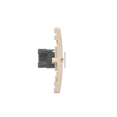 SIMON BASIC Gniazdo komputerowe RJ45 kategoria 5e + telefoniczne RJ11 (moduł) beżowy