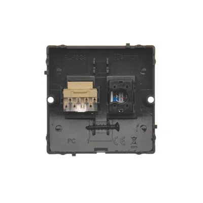SIMON BASIC Gniazdo komputerowe RJ45 kategoria 5e + telefoniczne RJ11 (moduł) grafit mat metalizowany