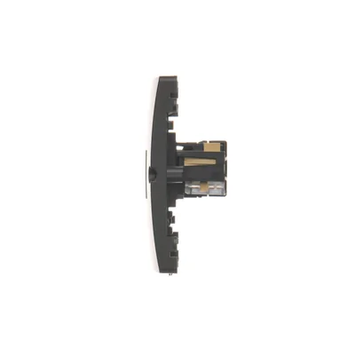 SIMON BASIC Gniazdo komputerowe RJ45 kategoria 5e + telefoniczne RJ11 (moduł) grafit mat metalizowany