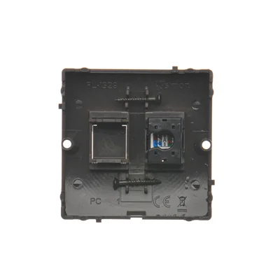 SIMON BASIC Gniazdo komputerowe RJ45 pojedyncze kategoria 5e (moduł) czekoladowe