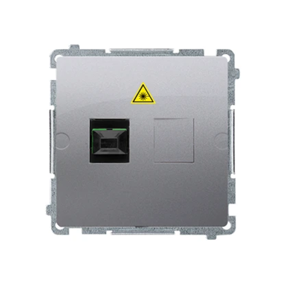 SIMON BASIC Gniazdo światłowodowe / optyczne pojedyncze SC/APC stal inox