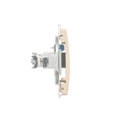 SIMON BASIC Gniazdo telefoniczne pojedyncze RJ11 beżowe